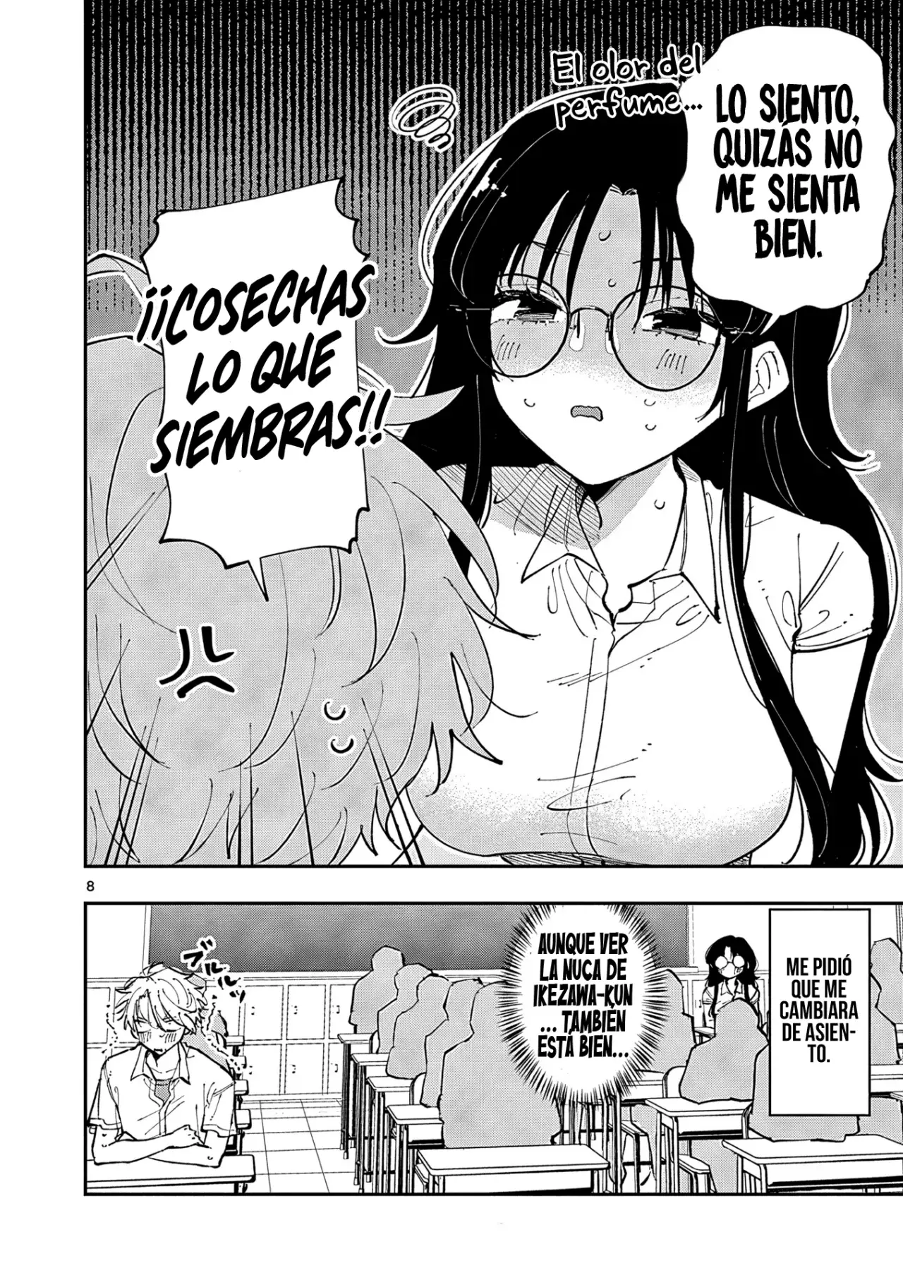 La Persona Que Se Sienta a Mi Lado Me Mira Con Ojos Pervertidos Capitulo 13: Perfume página 10