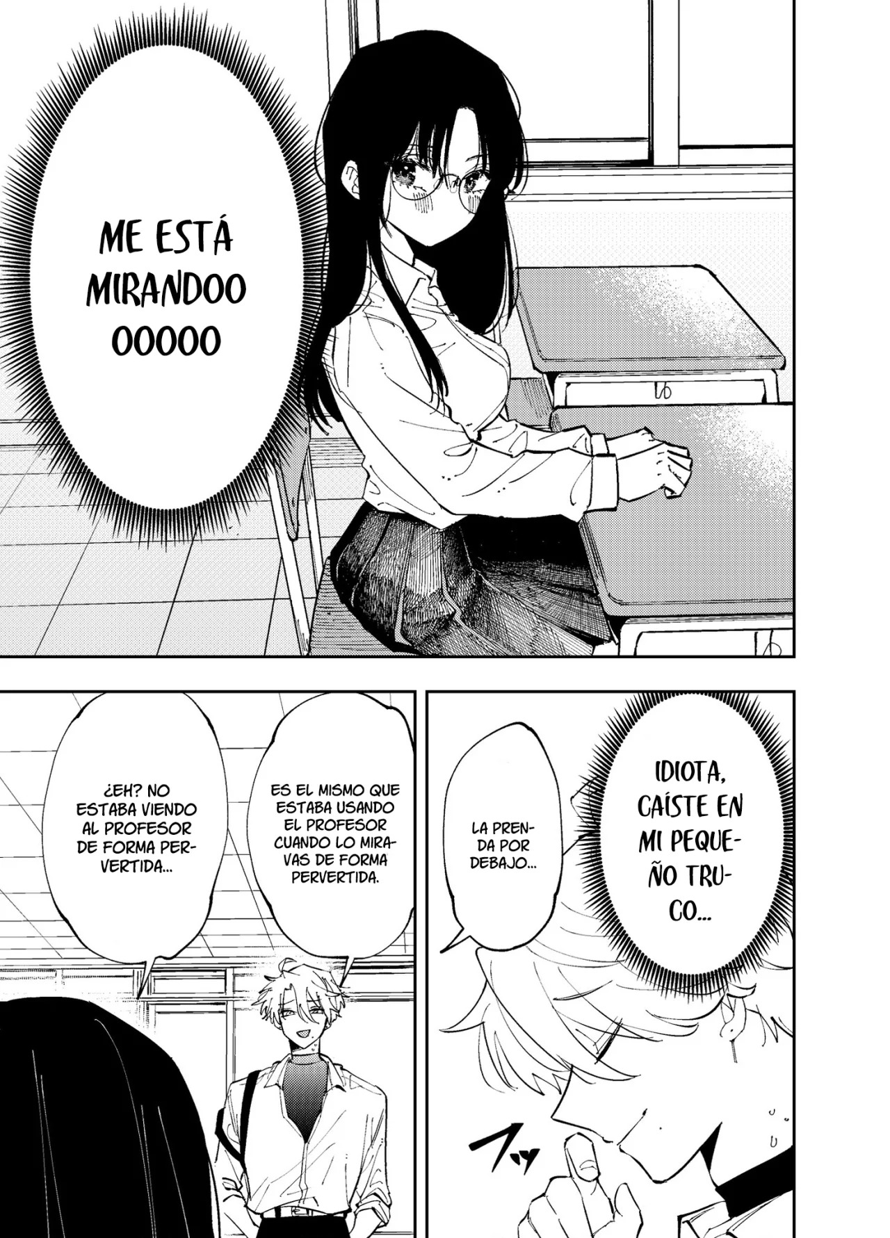 La Persona Que Se Sienta a Mi Lado Me Mira Con Ojos Pervertidos Capitulo 3: Competitividad página 8