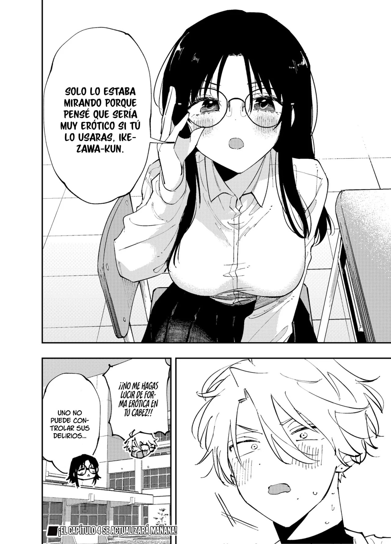 La Persona Que Se Sienta a Mi Lado Me Mira Con Ojos Pervertidos Capitulo 3: Competitividad página 9