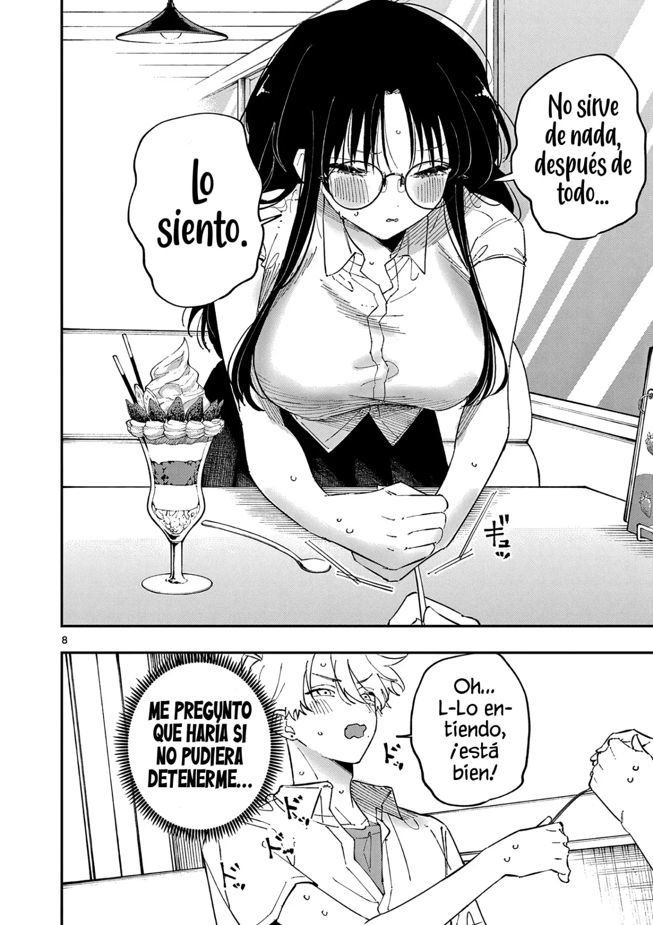 La Persona Que Se Sienta a Mi Lado Me Mira Con Ojos Pervertidos Capitulo 40: Tentación página 10