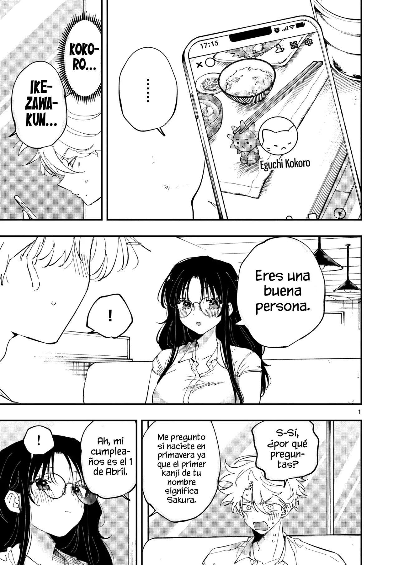 La Persona Que Se Sienta a Mi Lado Me Mira Con Ojos Pervertidos Capitulo 42: Su nombre página 3