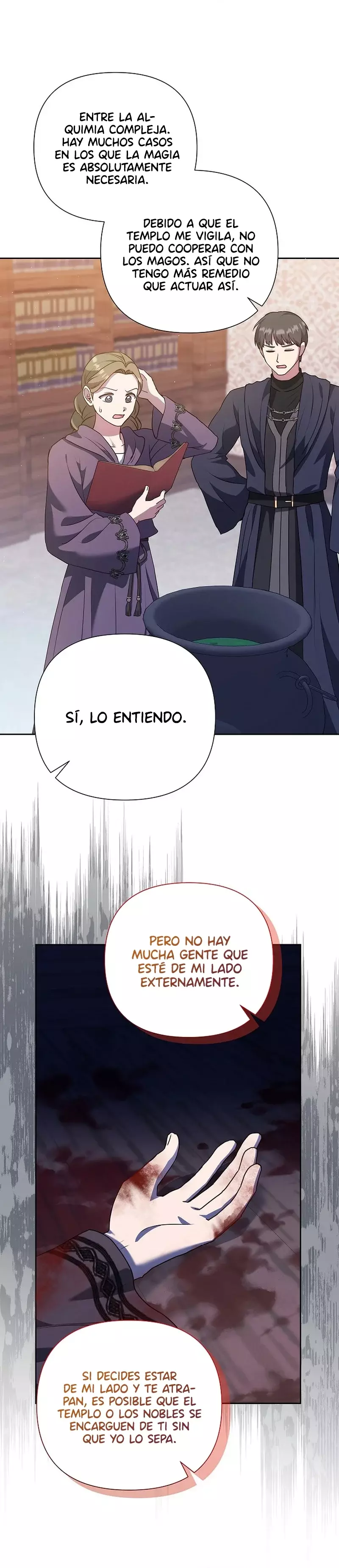 Es un gran problema porque el padre del protagonista es muy lindo Capitulo 43 página 33