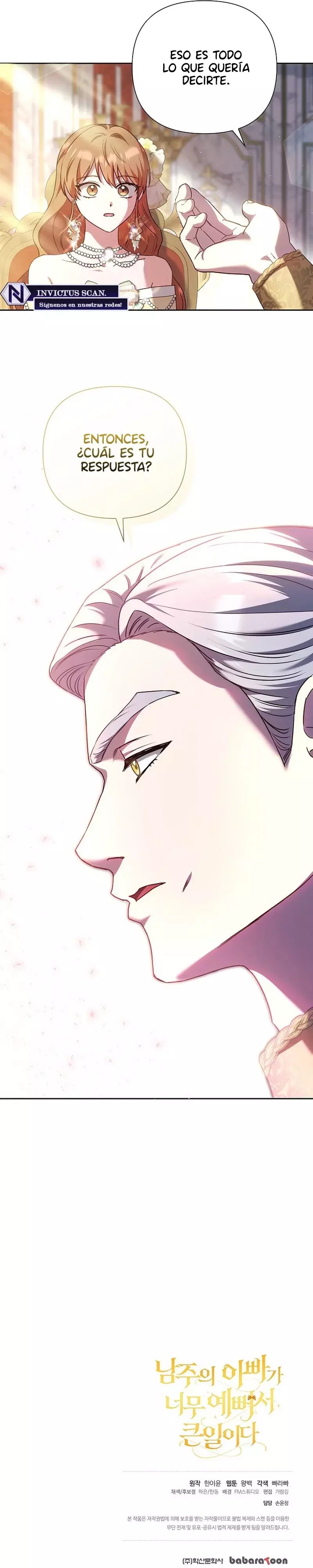 Es un gran problema porque el padre del protagonista es muy lindo Capitulo 43 página 34