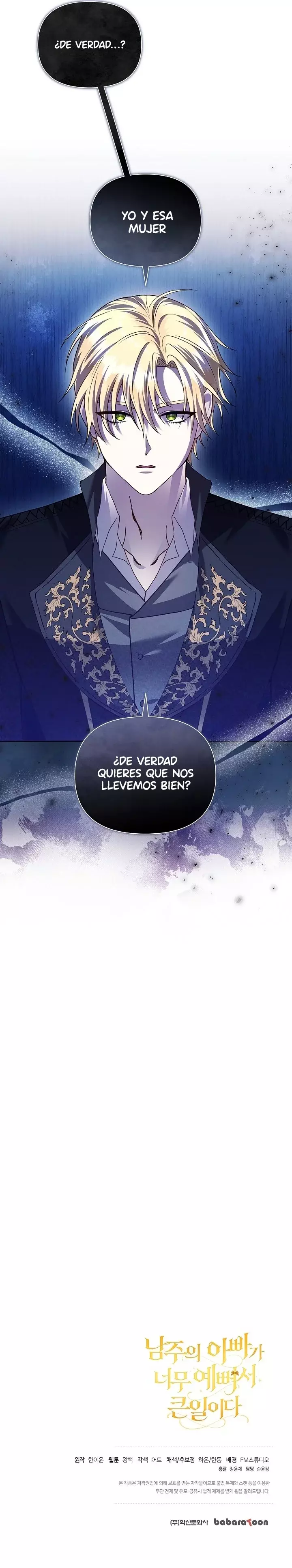 Es un gran problema porque el padre del protagonista es muy lindo Capitulo 9 página 29