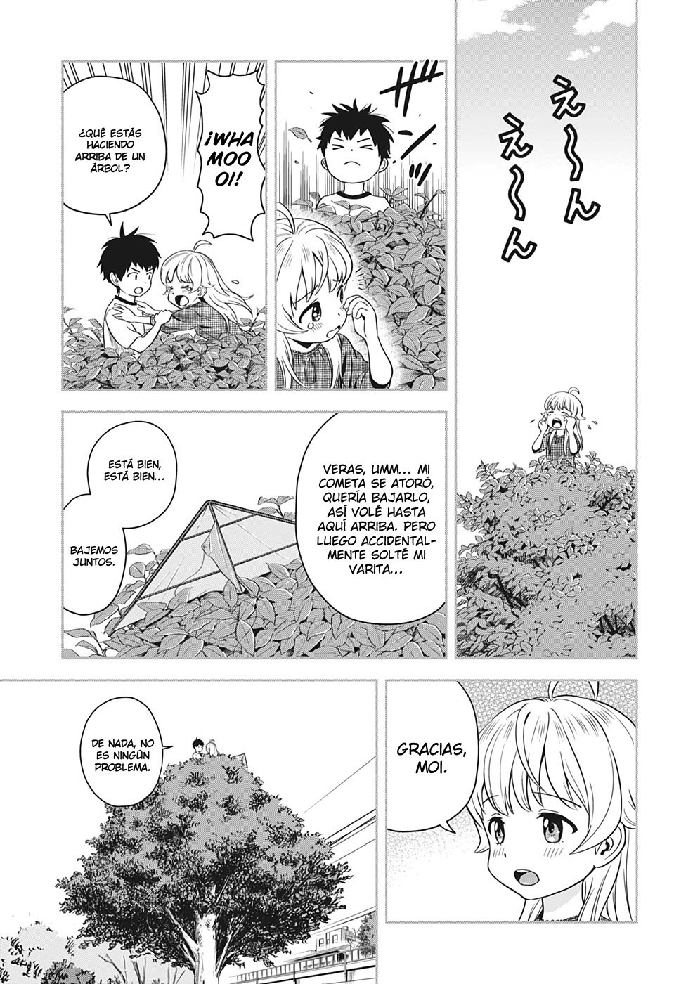 Witch Watch Capitulo 10: Un demonio volador página 9