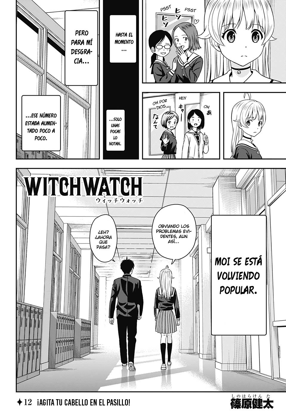 Witch Watch Capitulo 12: Agita tu cabello en el pasillo página 4