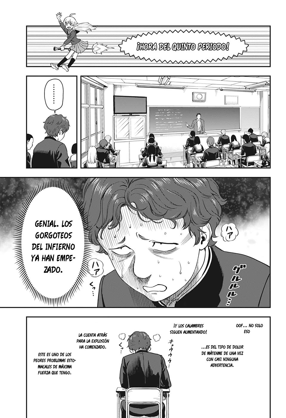 Witch Watch Capitulo 14: Hoy mi estomago esta delicado página 9