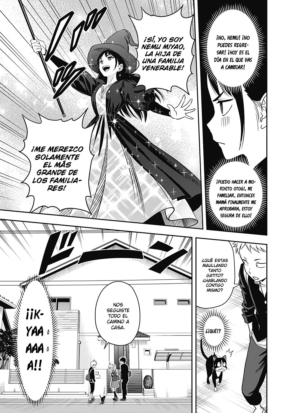 Witch Watch Capitulo 15: Gato explorador página 13