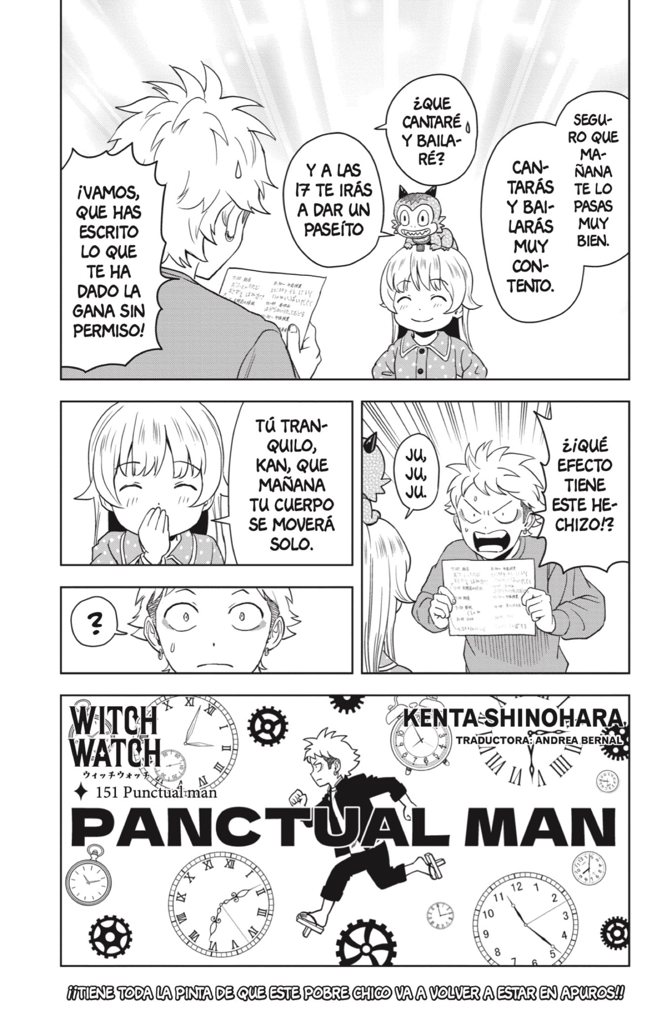 Witch Watch Capitulo 151 página 5