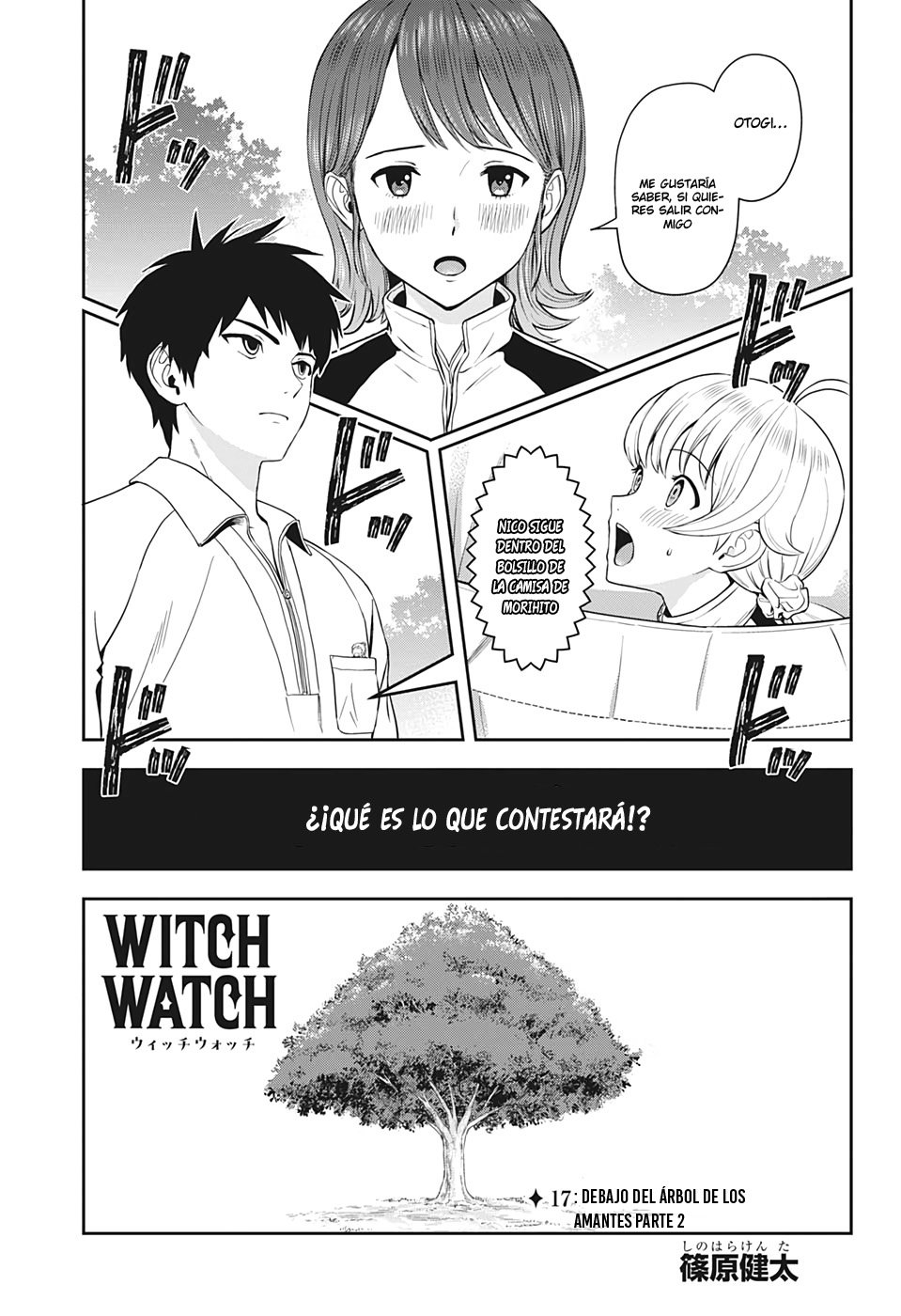 Witch Watch Capitulo 17: Debajo de el árbol de los enamorados, parte 2 página 3