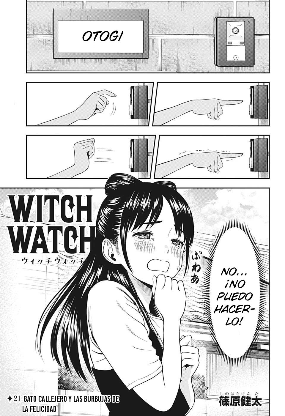 Witch Watch Capitulo 21: Gato callejero y las burbujas de la felicidad página 3