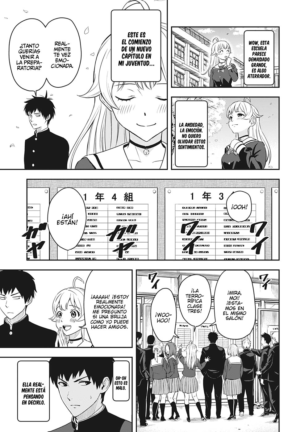 Witch Watch Capitulo 3: Una enorme novata página 5
