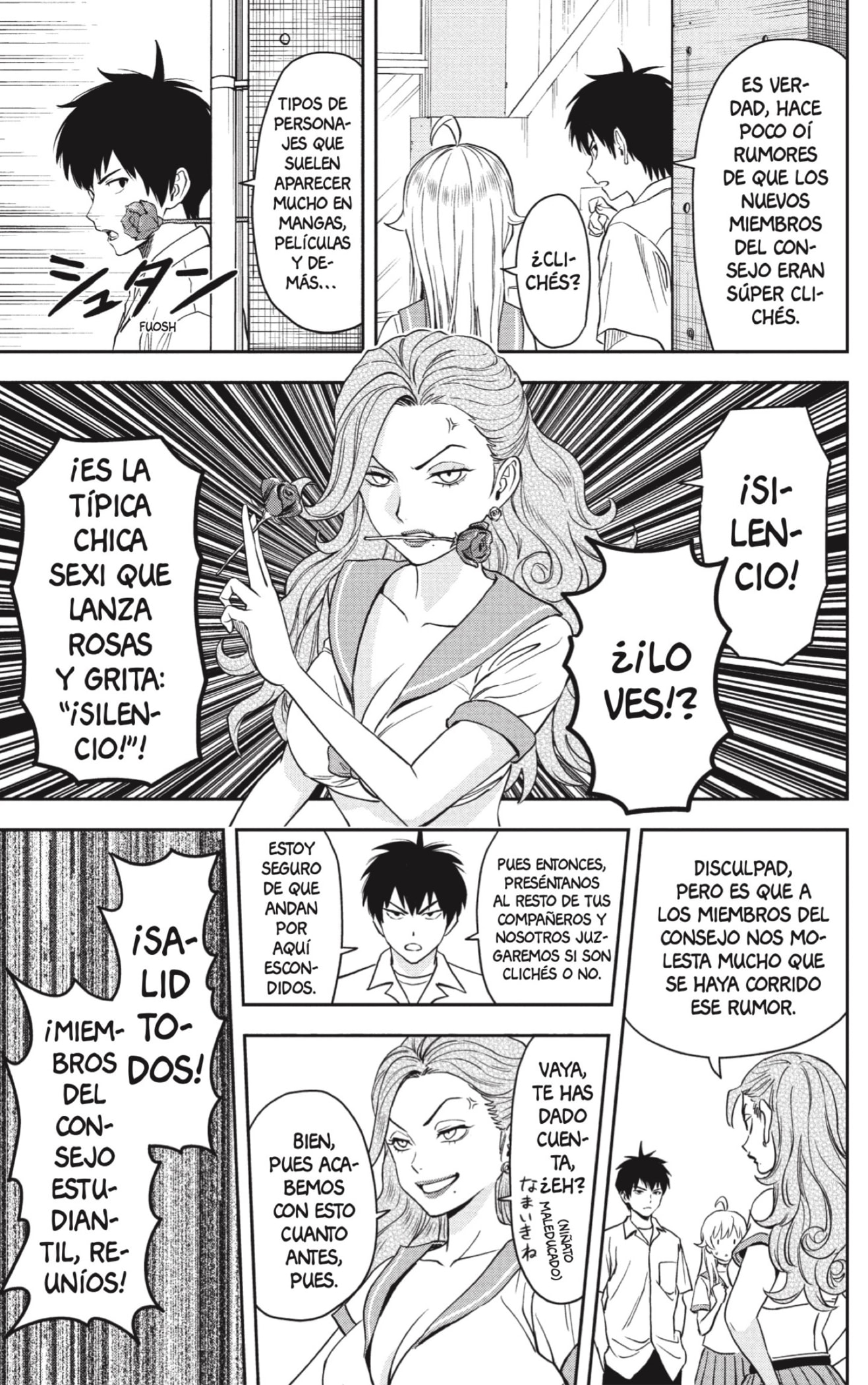 Witch Watch Capitulo 38: El consejo estudiantil cliché página 5