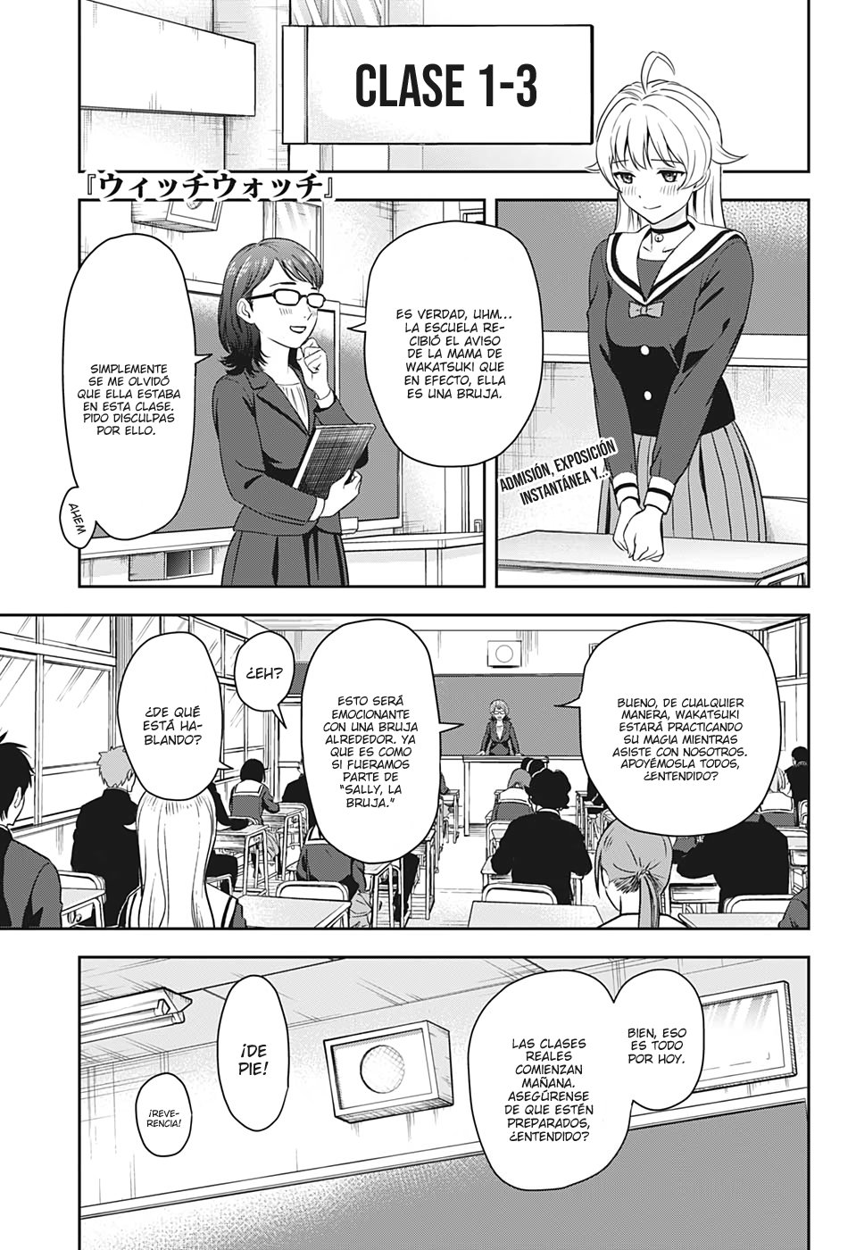 Witch Watch Capitulo 4: Vayamos a un restaurante familiar página 3