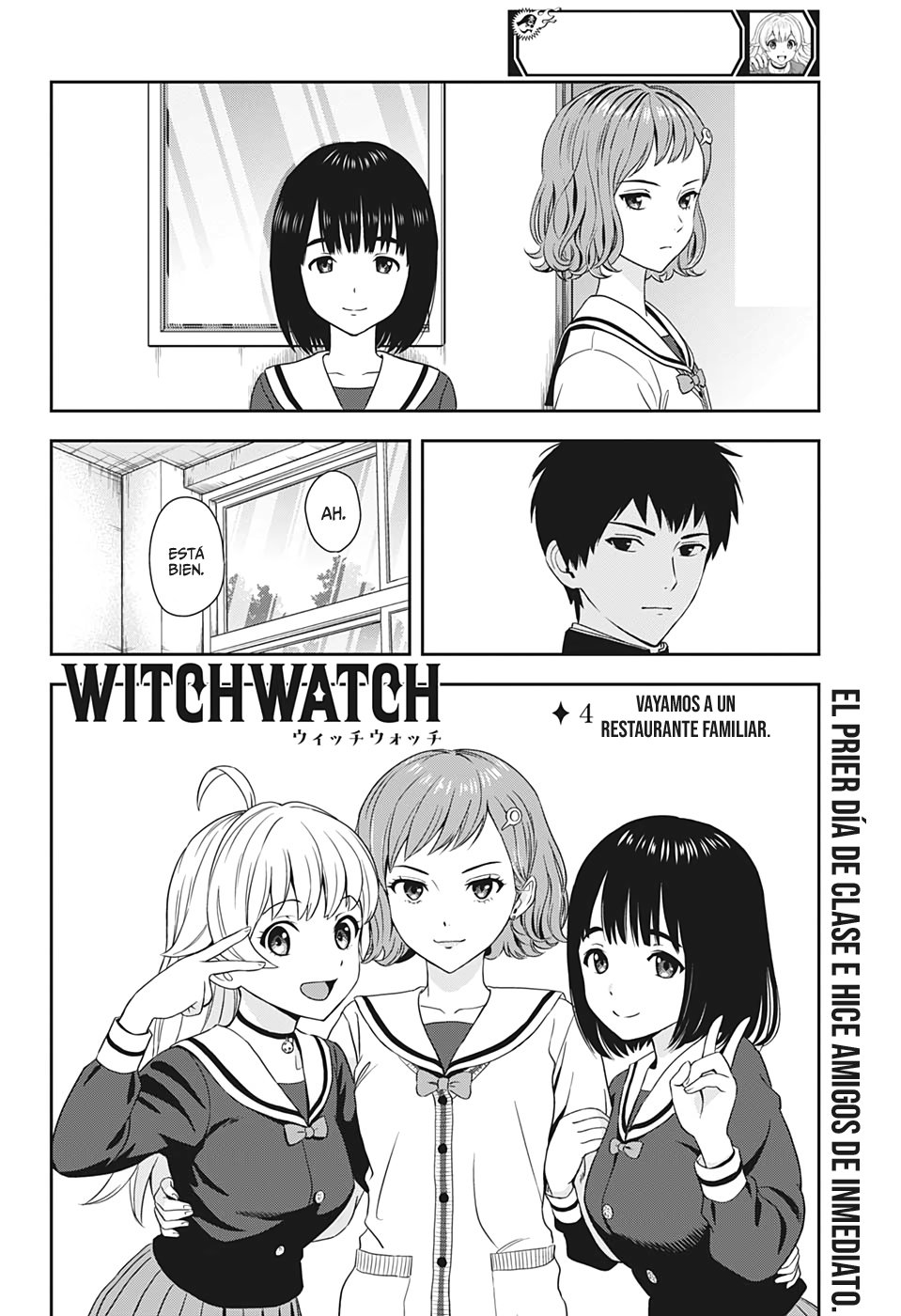 Witch Watch Capitulo 4: Vayamos a un restaurante familiar página 6
