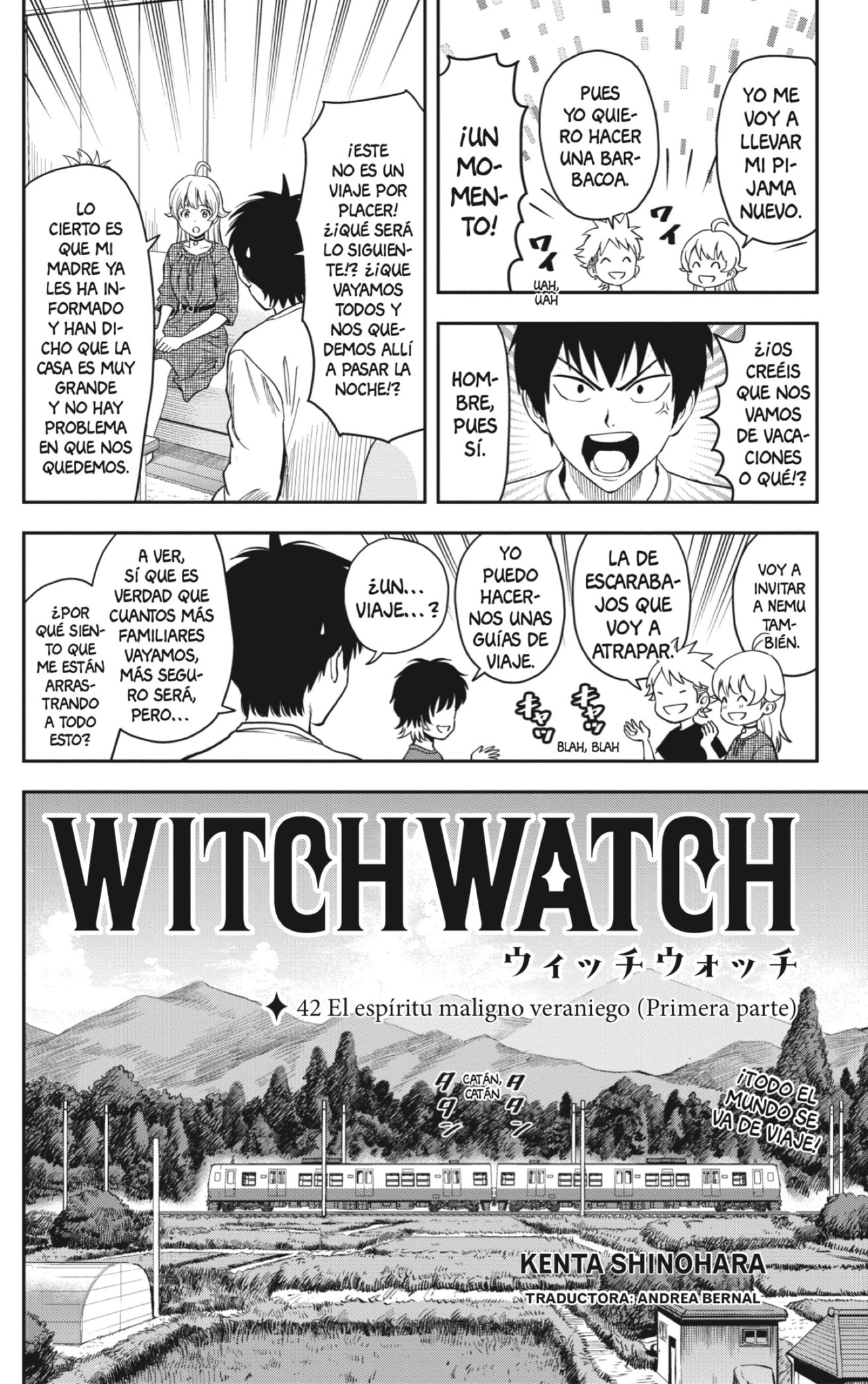 Witch Watch Capitulo 42: El espíritu maligno veraniego (Primera parte) página 2