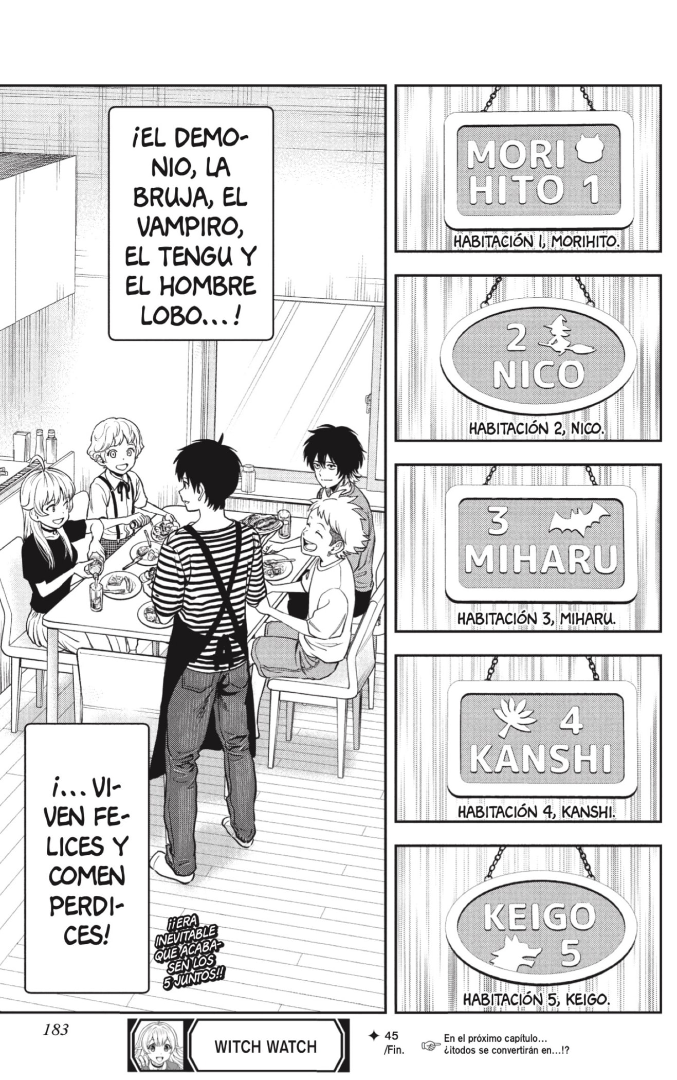 Witch Watch Capitulo 45: El vampiro Miharu Kiryuu página 19