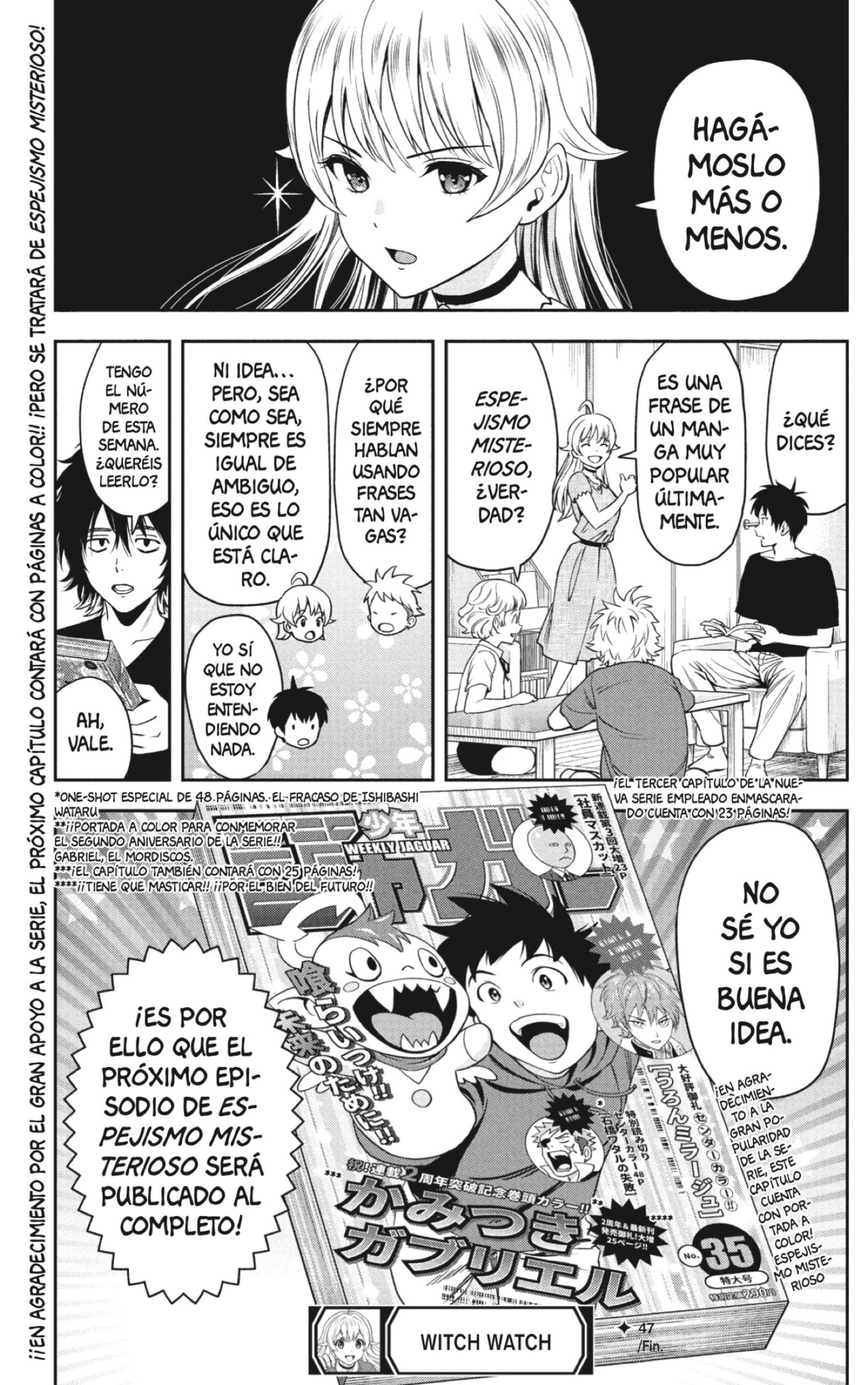 Witch Watch Capitulo 47: Fuego creativo página 19