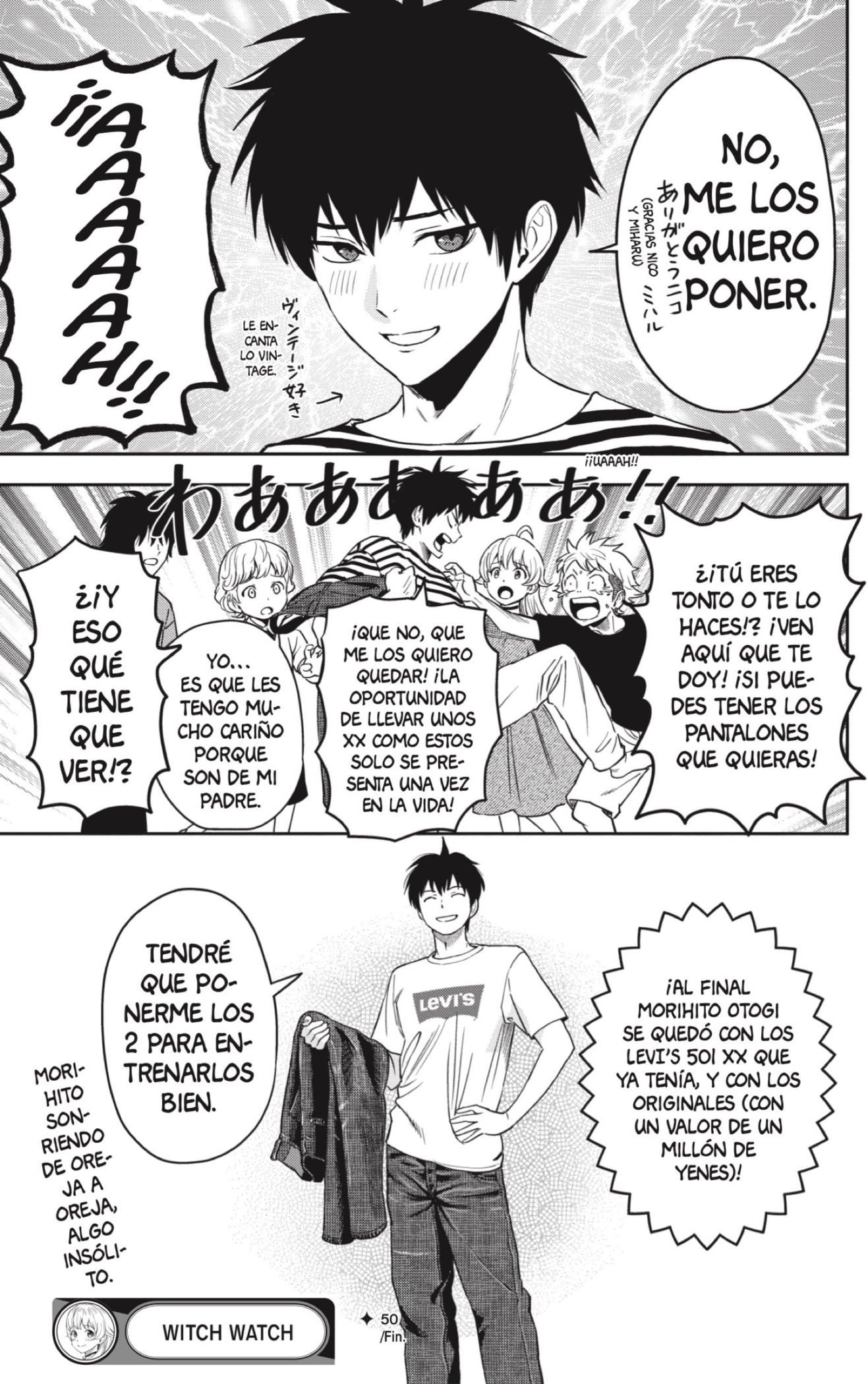 Witch Watch Capitulo 50: El estilo vaquero de Moi página 19