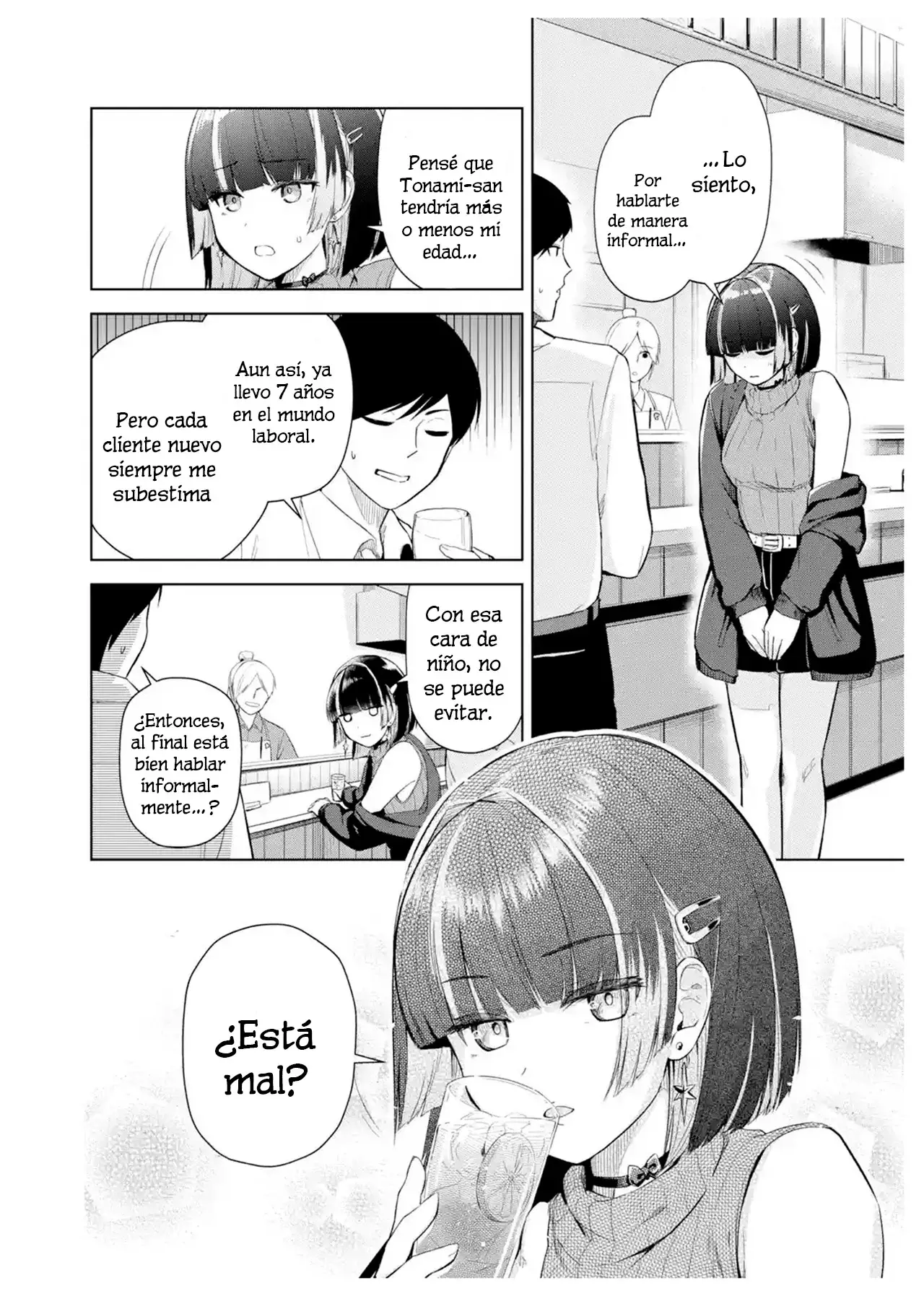 Tachi Nomi Izakaya De Kei Joshidaisei Ga Tonari Ni Kuru Hanashi Capitulo 1 página 16