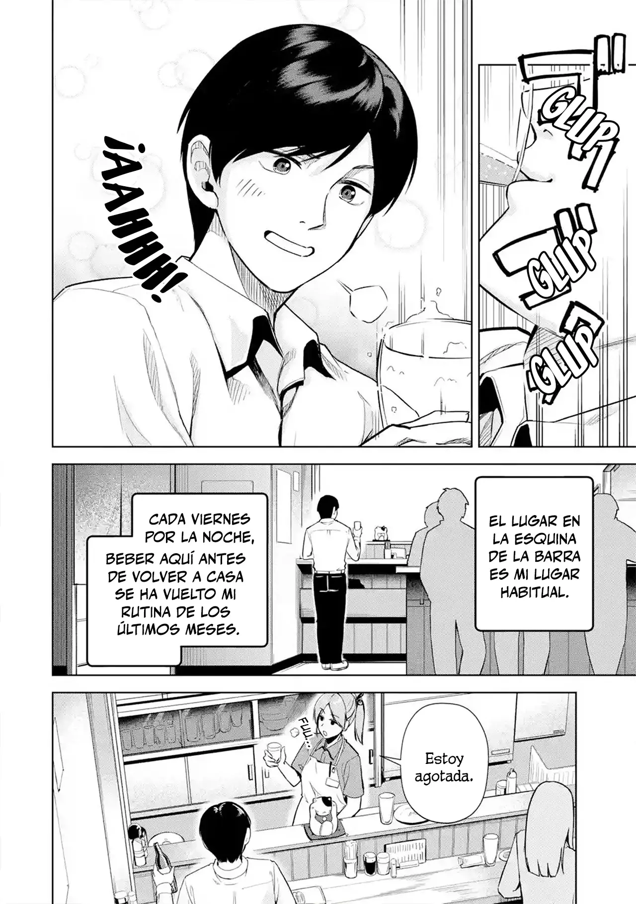 Tachi Nomi Izakaya De Kei Joshidaisei Ga Tonari Ni Kuru Hanashi Capitulo 1 página 4