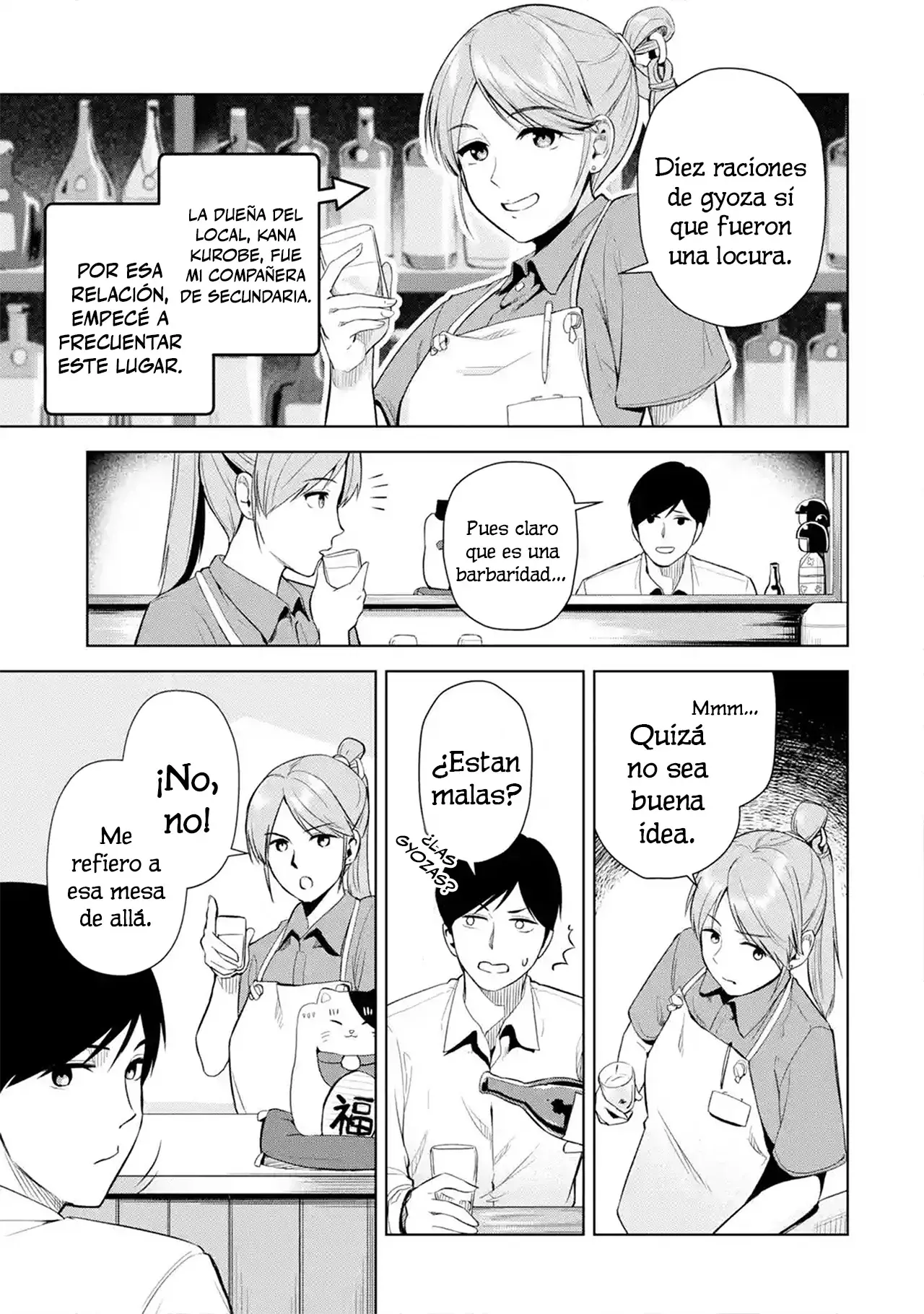 Tachi Nomi Izakaya De Kei Joshidaisei Ga Tonari Ni Kuru Hanashi Capitulo 1 página 5