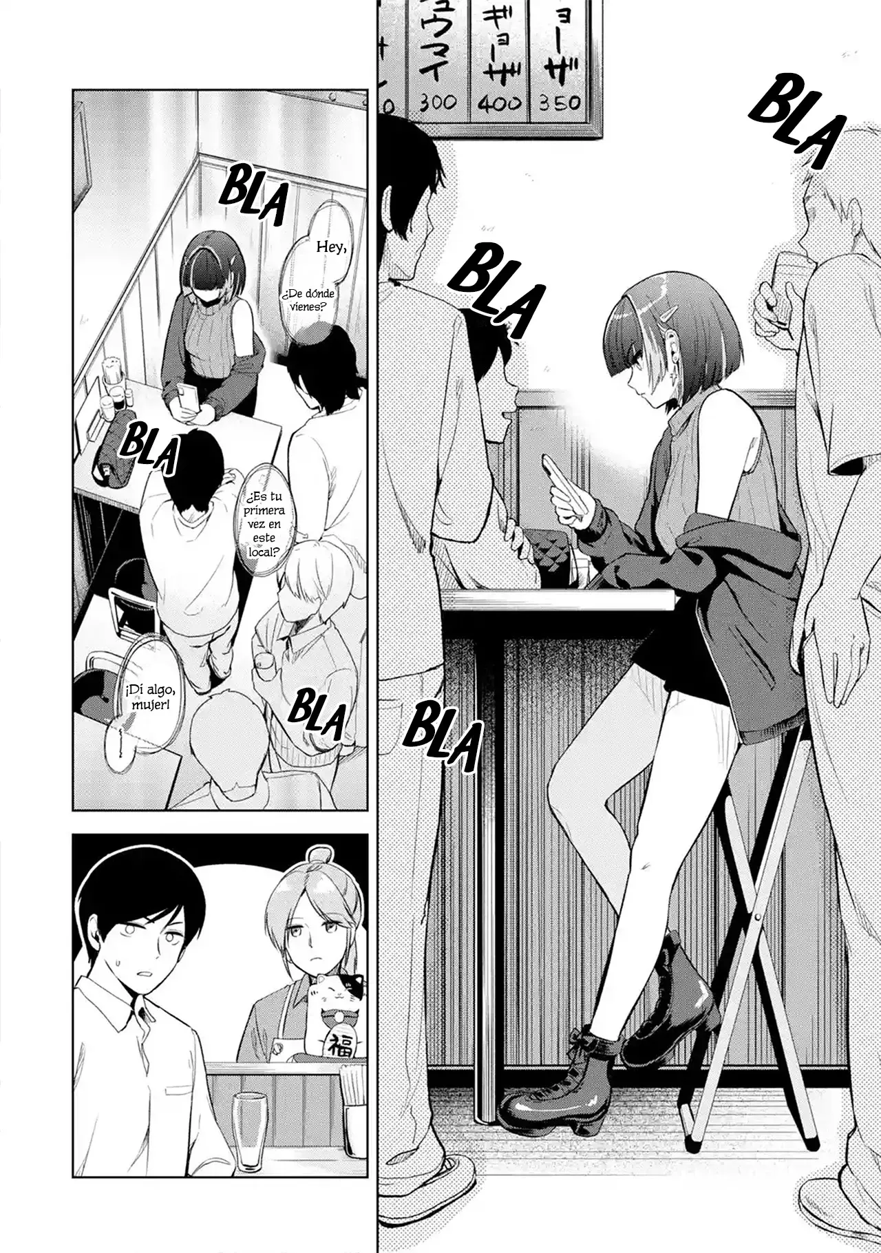 Tachi Nomi Izakaya De Kei Joshidaisei Ga Tonari Ni Kuru Hanashi Capitulo 1 página 6