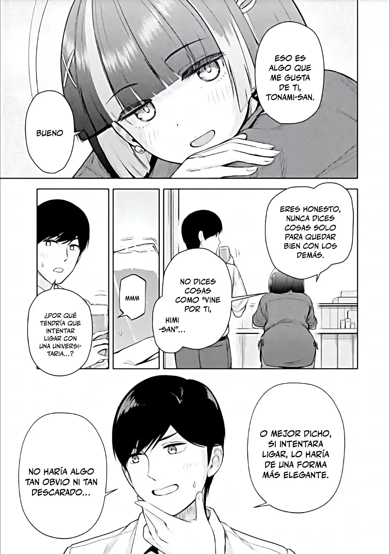 Tachi Nomi Izakaya De Kei Joshidaisei Ga Tonari Ni Kuru Hanashi Capitulo 10 página 7