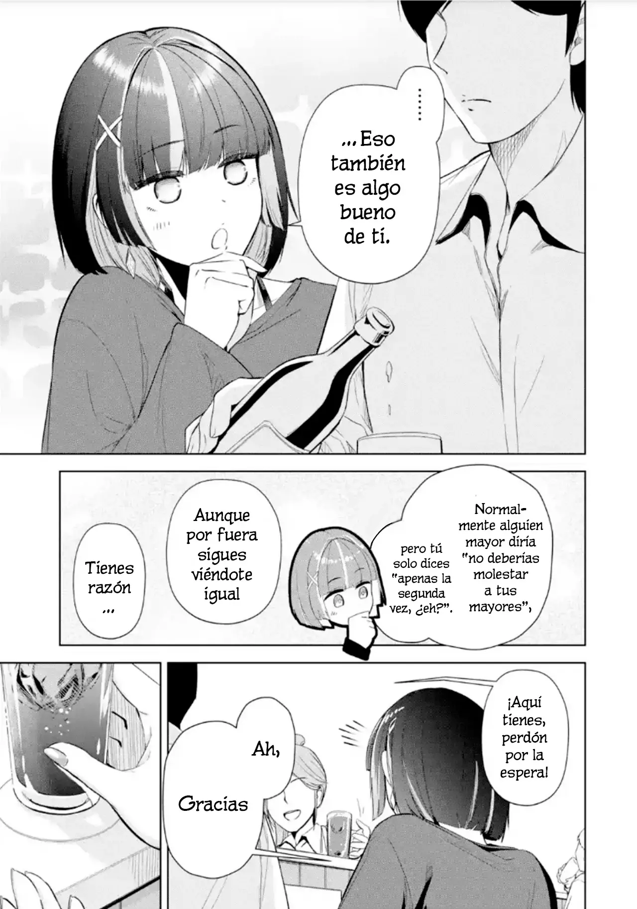 Tachi Nomi Izakaya De Kei Joshidaisei Ga Tonari Ni Kuru Hanashi Capitulo 2 página 9