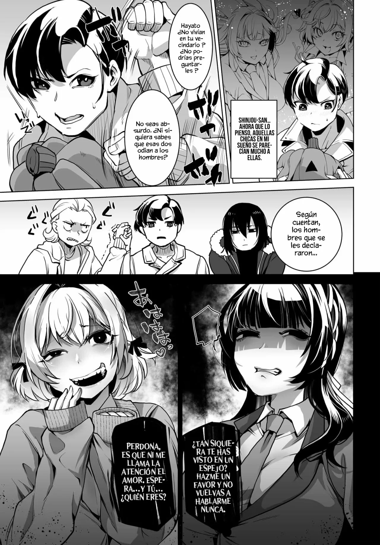 ¿Qué pasaría si decido ayudar a dos hermanas que odian a los hombres? Capitulo 1 página 9