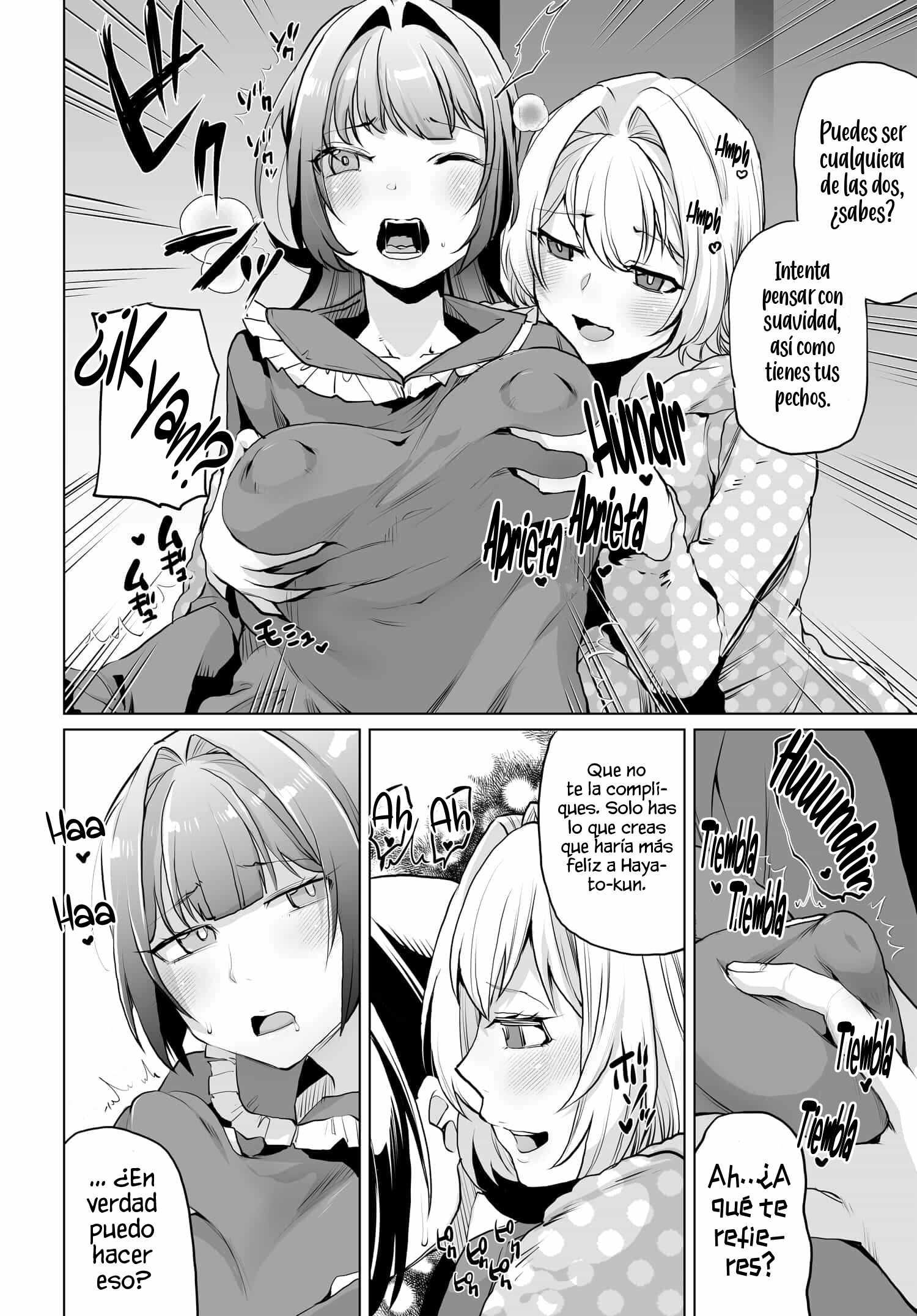 ¿Qué pasaría si decido ayudar a dos hermanas que odian a los hombres? Capitulo 11 página 14
