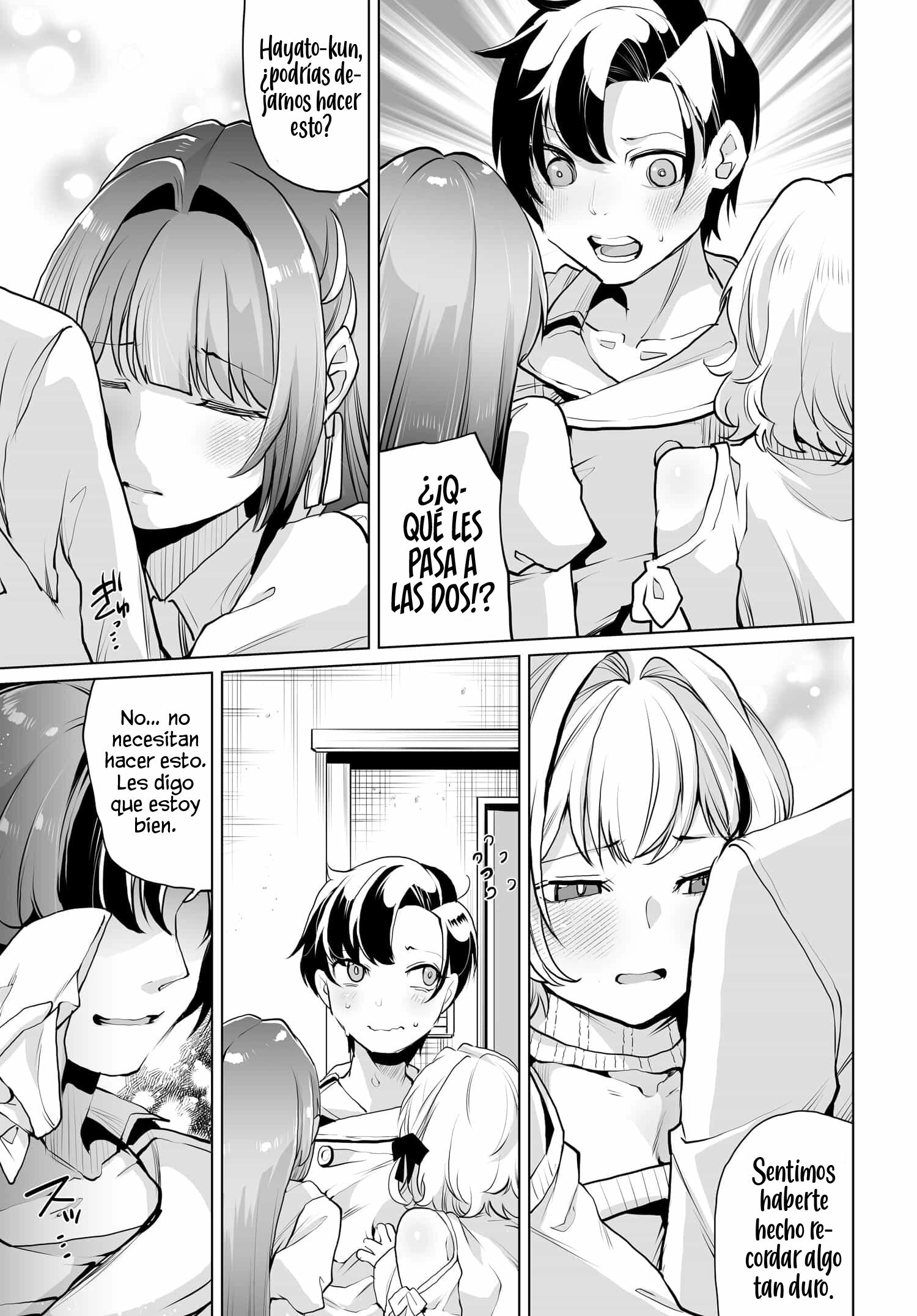 ¿Qué pasaría si decido ayudar a dos hermanas que odian a los hombres? Capitulo 11 página 7