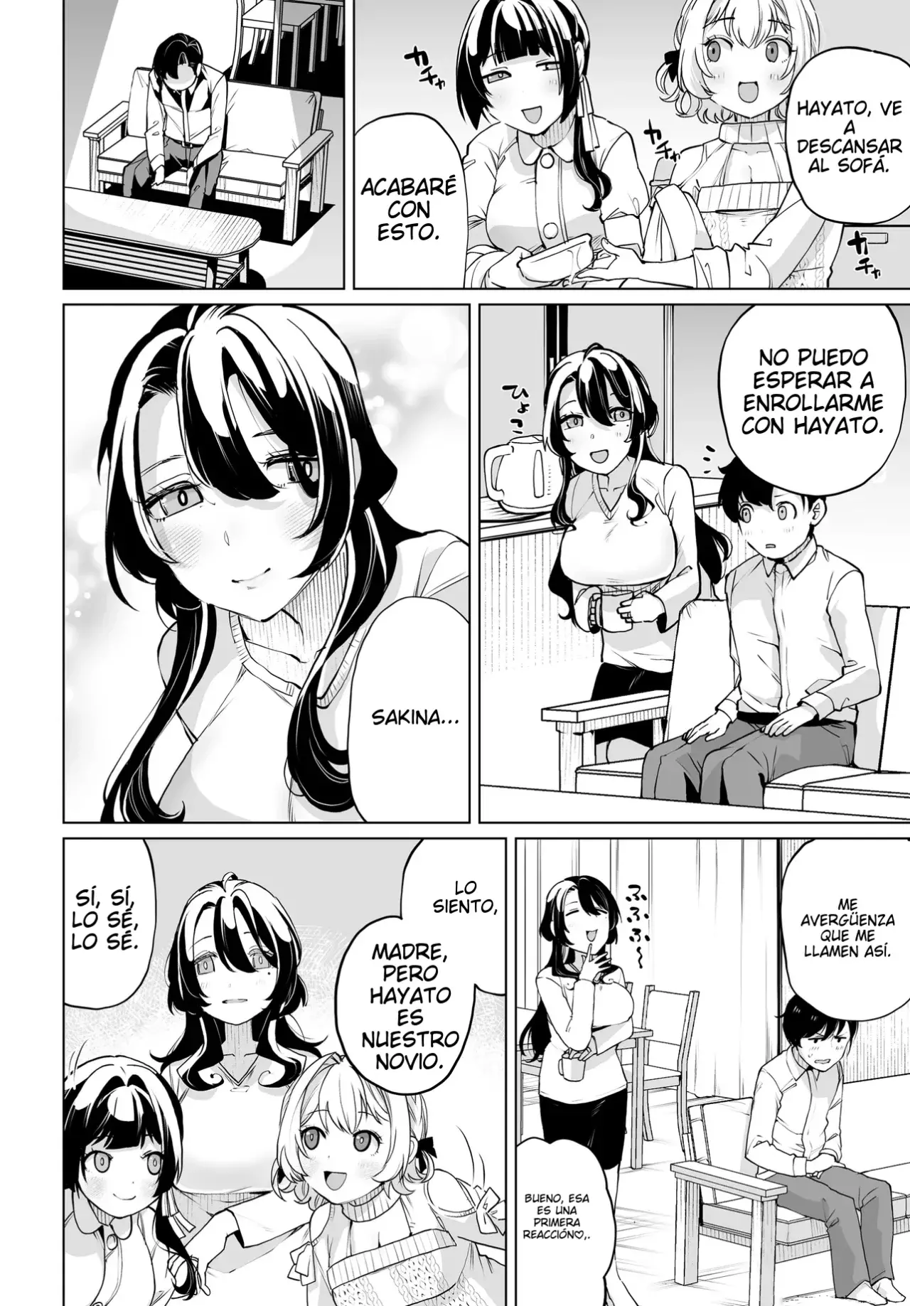 ¿Qué pasaría si decido ayudar a dos hermanas que odian a los hombres? Capitulo 17 página 8