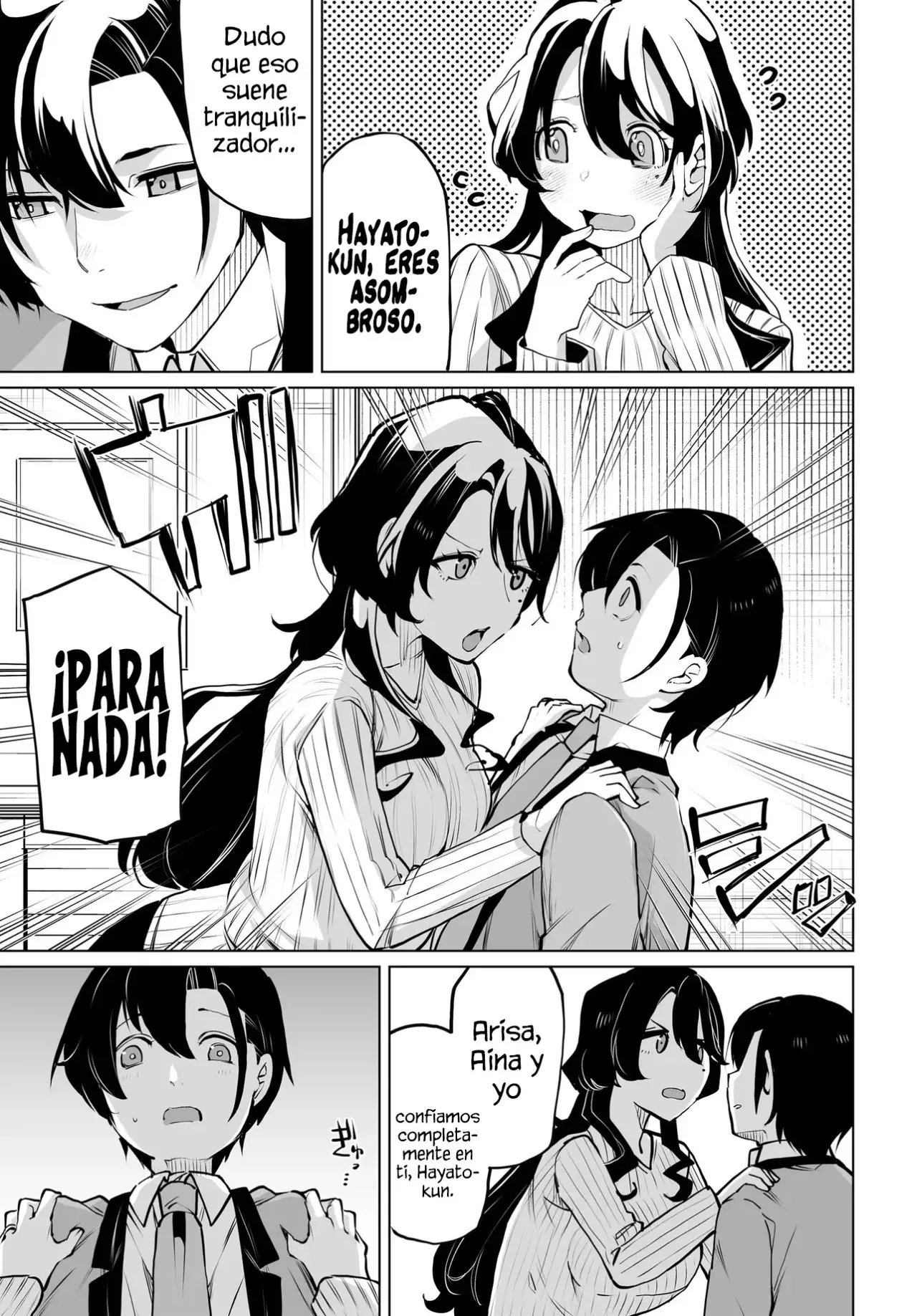 ¿Qué pasaría si decido ayudar a dos hermanas que odian a los hombres? Capitulo 19 página 17
