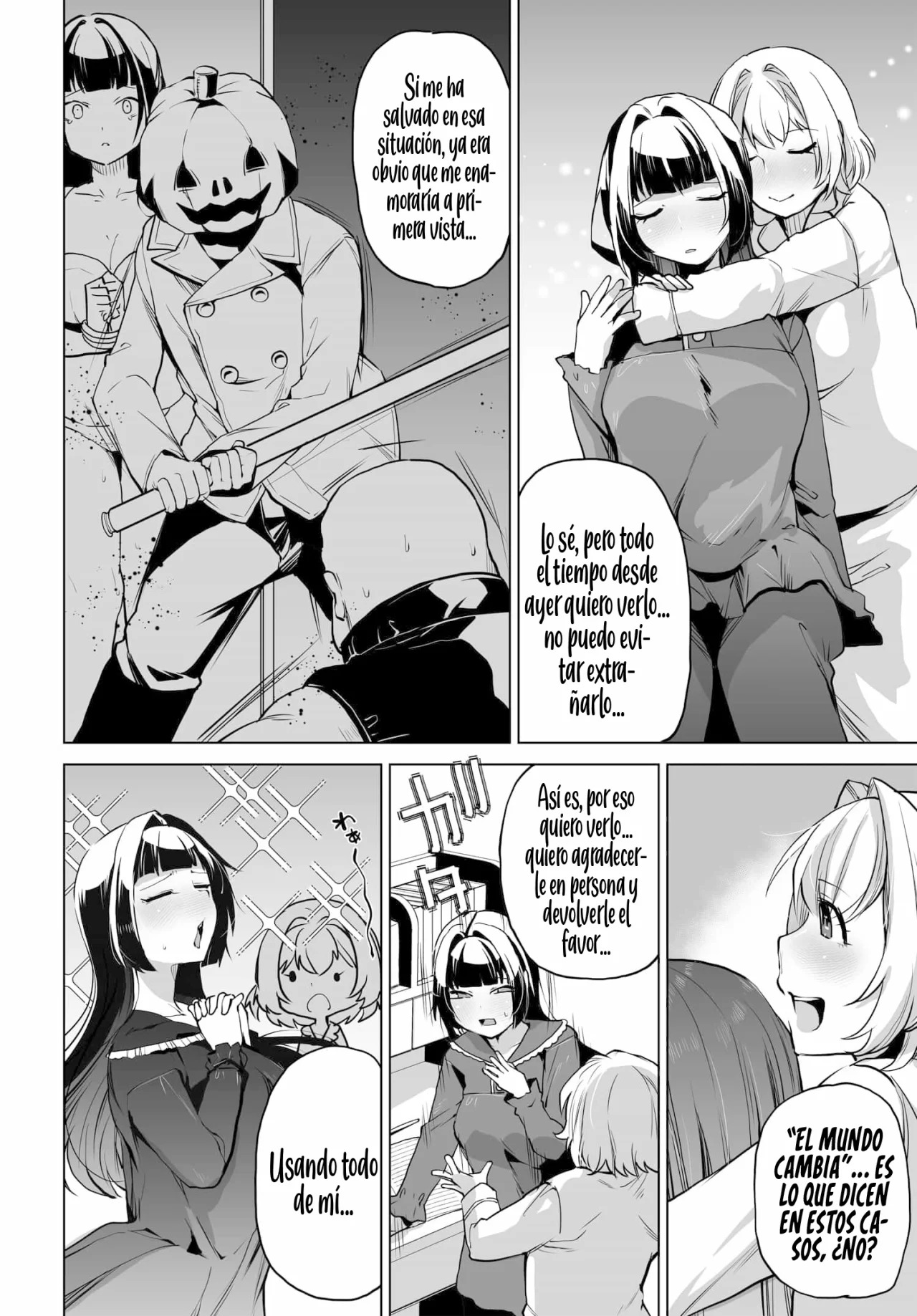 ¿Qué pasaría si decido ayudar a dos hermanas que odian a los hombres? Capitulo 4 página 14