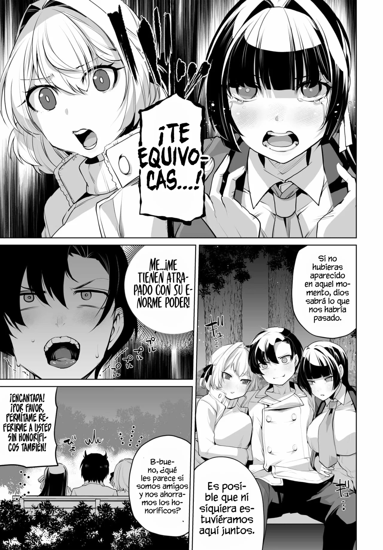 ¿Qué pasaría si decido ayudar a dos hermanas que odian a los hombres? Capitulo 7 página 7