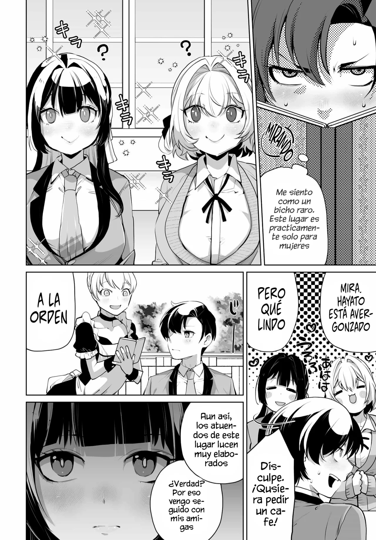 ¿Qué pasaría si decido ayudar a dos hermanas que odian a los hombres? Capitulo 8 página 12