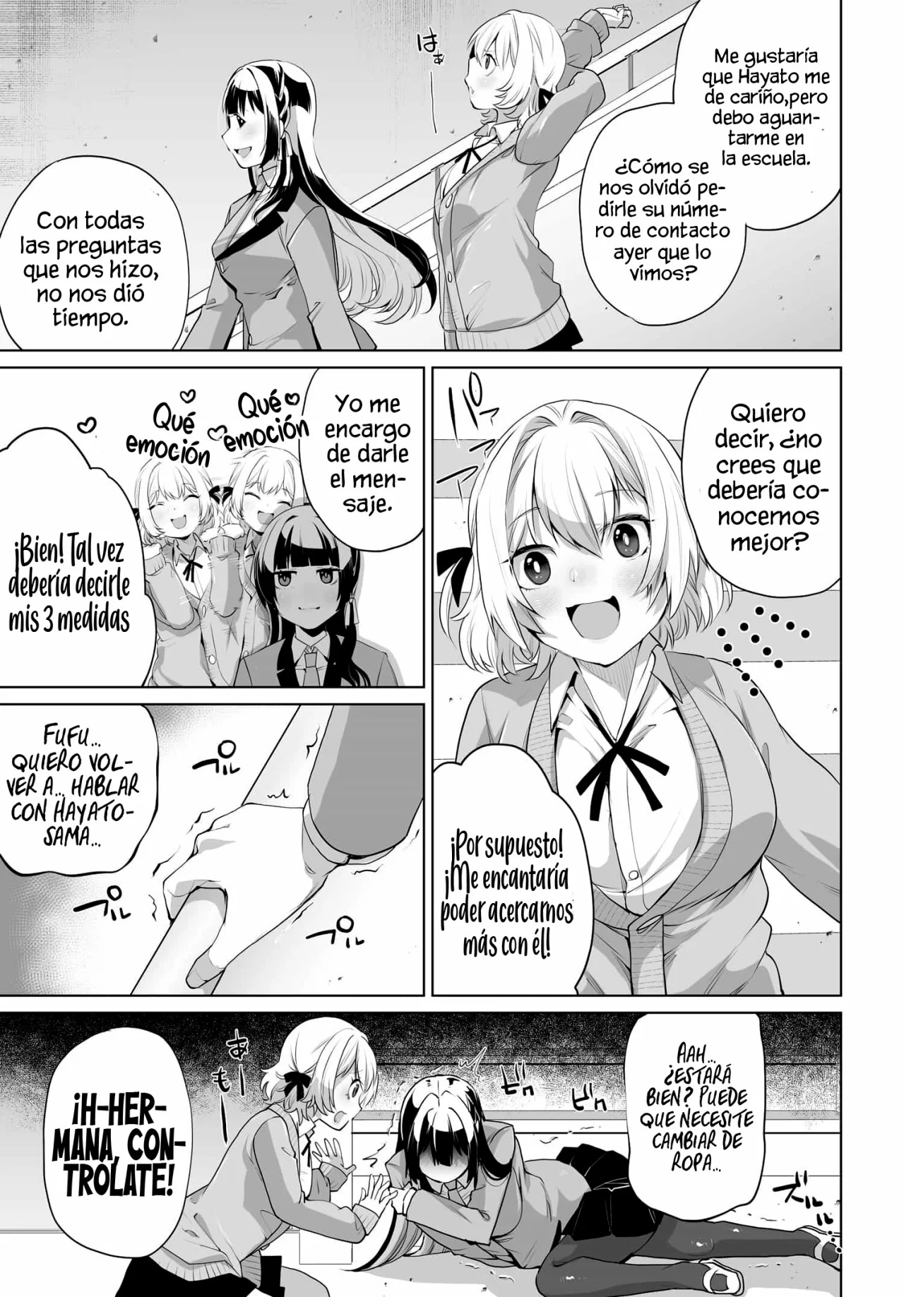 ¿Qué pasaría si decido ayudar a dos hermanas que odian a los hombres? Capitulo 8 página 9