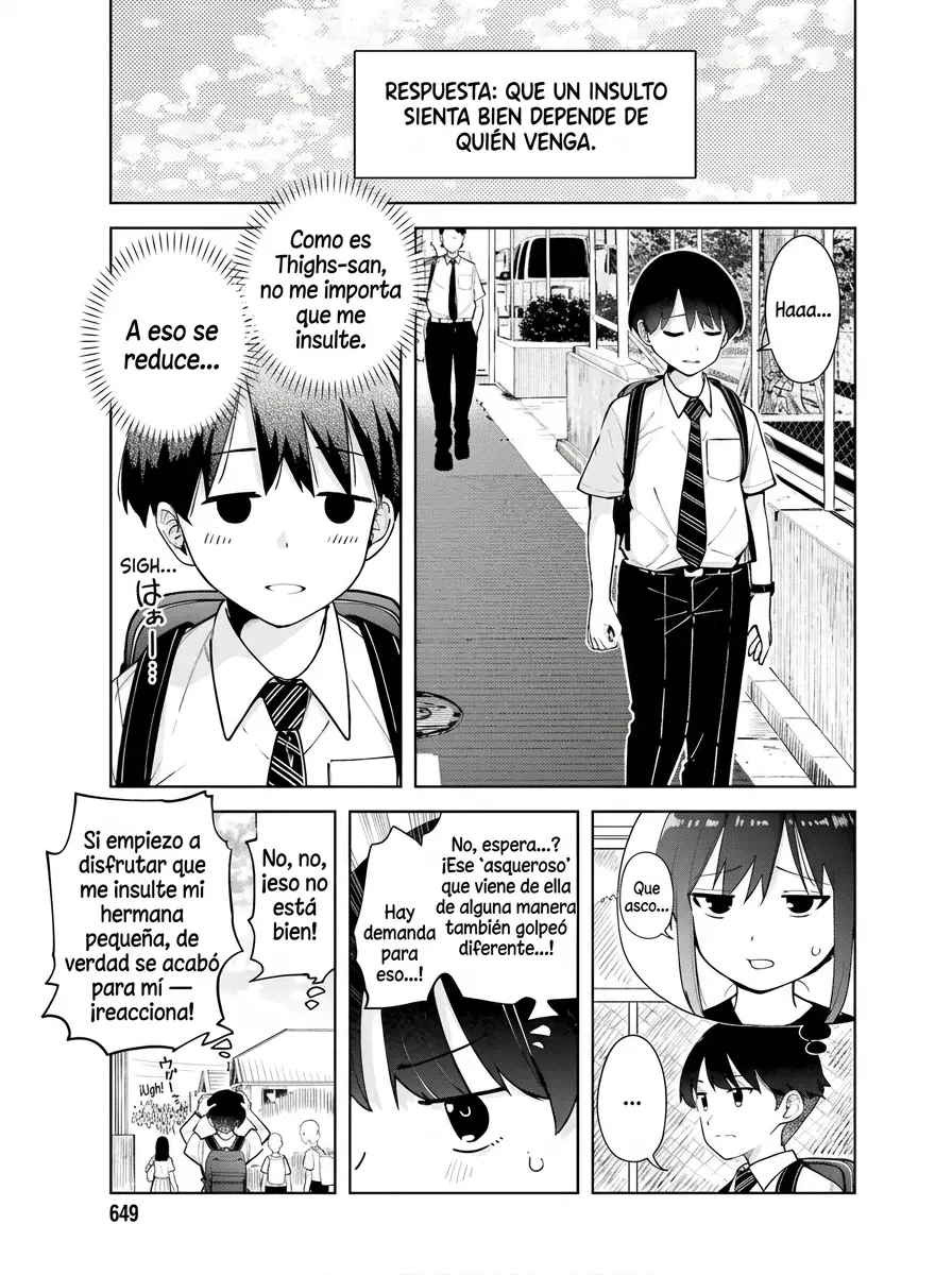 Los muslos que se sientan a mi costado Capitulo 3 página 5