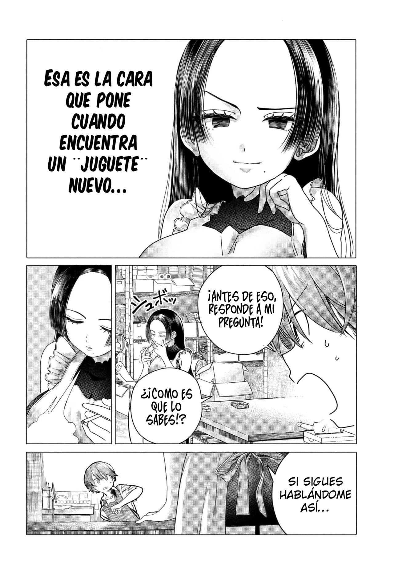 Una clienta habitual quiere tocarse el coñ* Capitulo 27 página 9