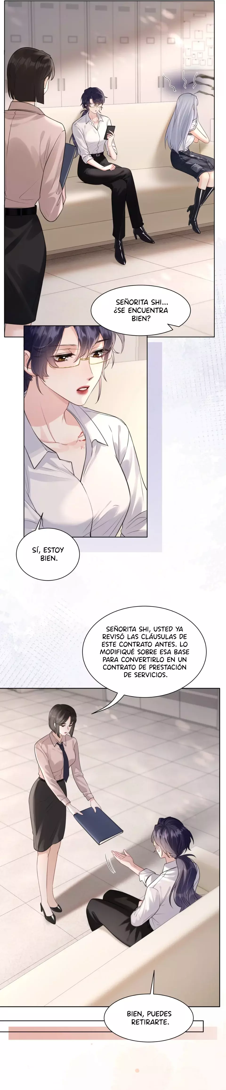 Cayendo en el frío abrazo de mi enemiga Capitulo 4 página 9
