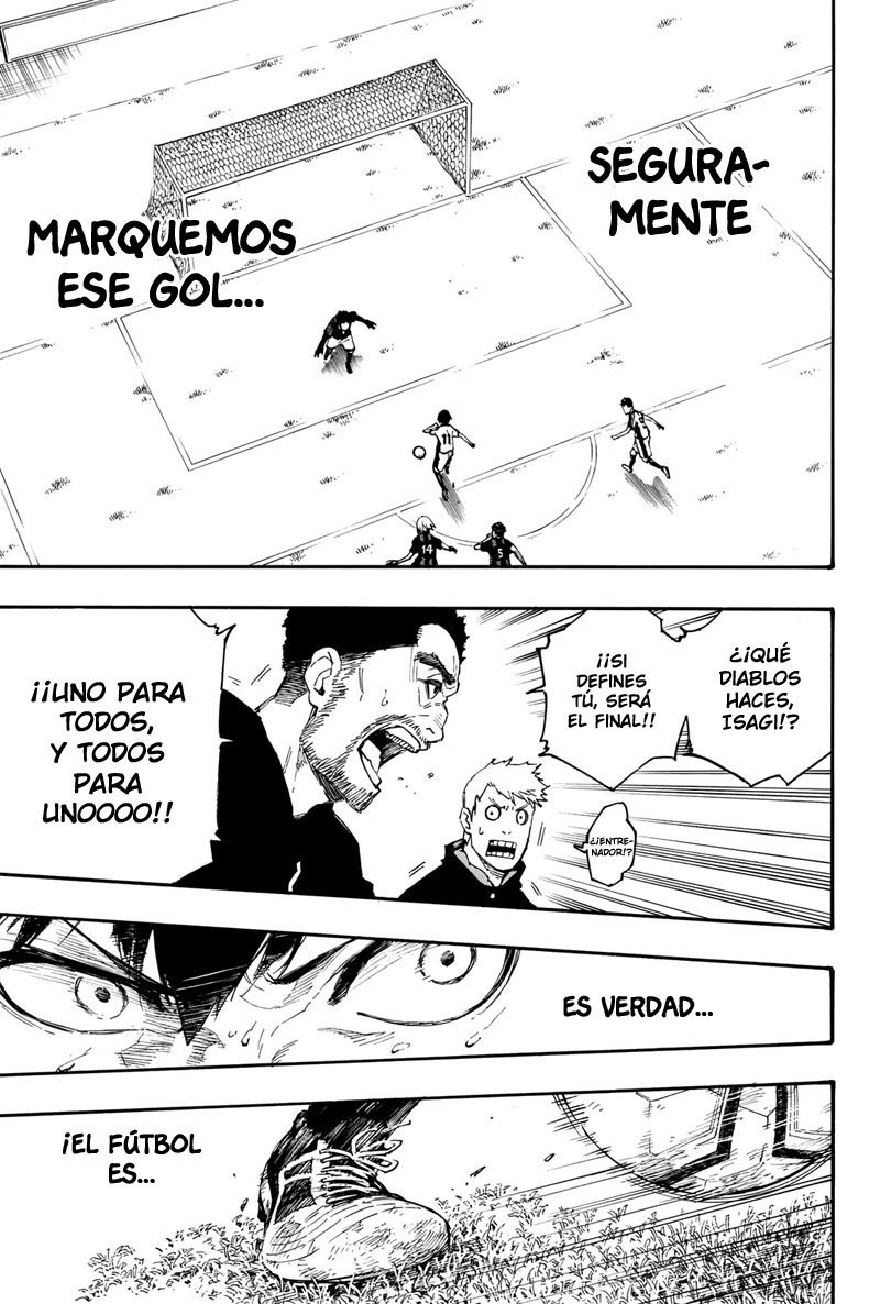 Blue Lock Capitulo 1: Sueño. página 19