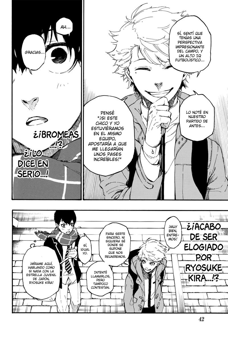 Blue Lock Capitulo 1: Sueño. página 40