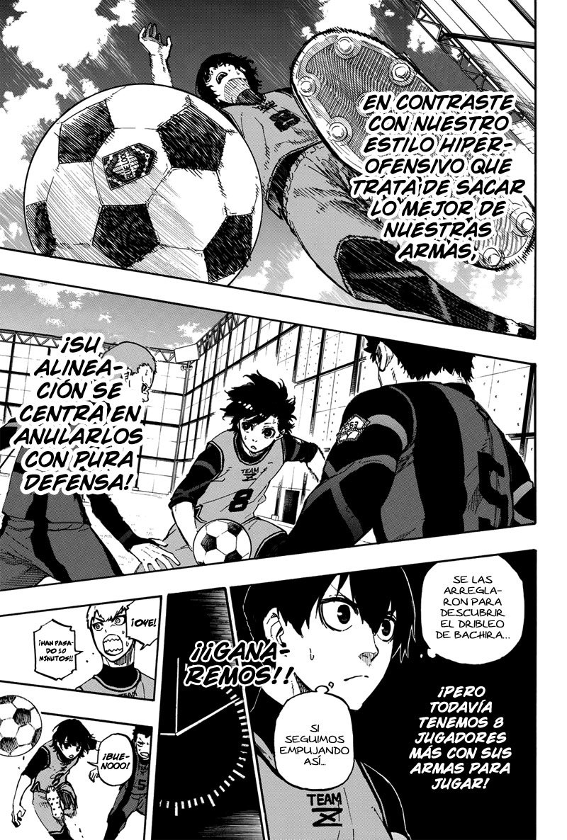 Blue Lock Capitulo 10: Táctica, "Seré el proximo 9" página 12