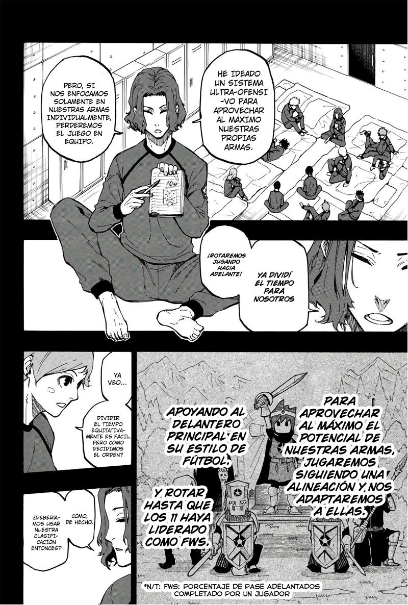 Blue Lock Capitulo 10: Táctica, "Seré el proximo 9" página 5