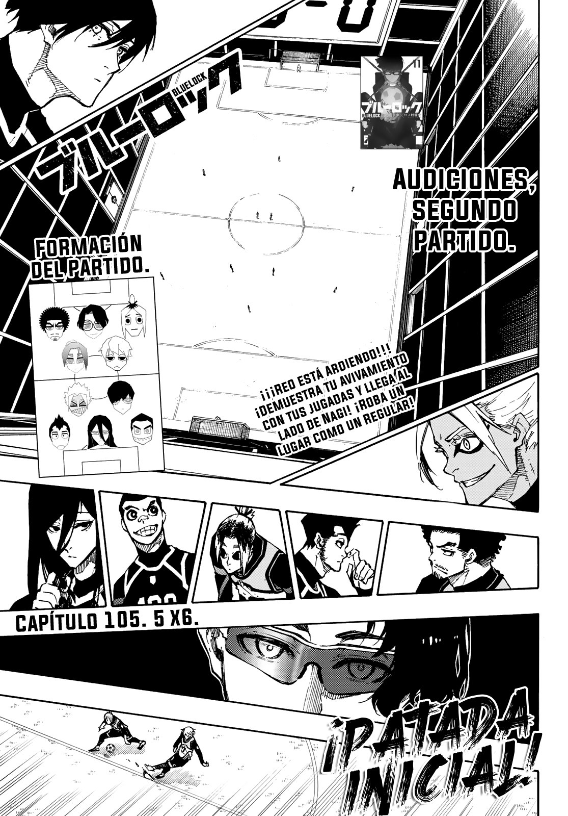 Blue Lock Capitulo 105: 5 X 6 página 2