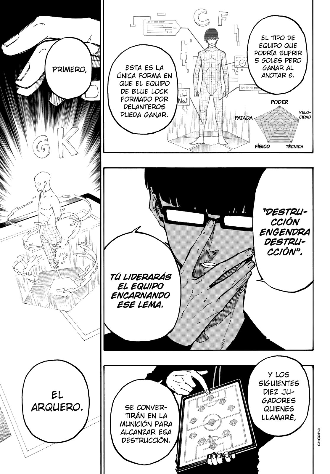 Blue Lock Capitulo 108: Top 11 página 13