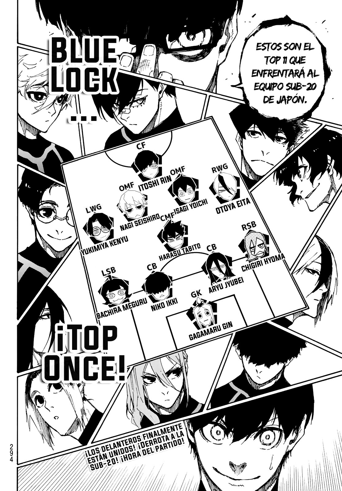 Blue Lock Capitulo 108: Top 11 página 22