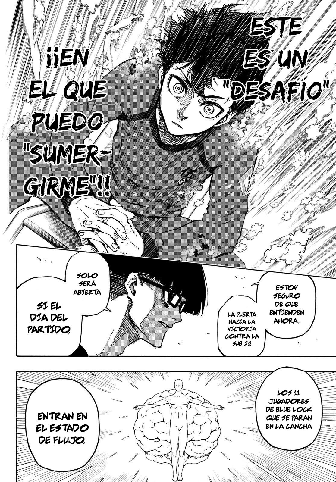 Blue Lock Capitulo 111: Fluir. página 14