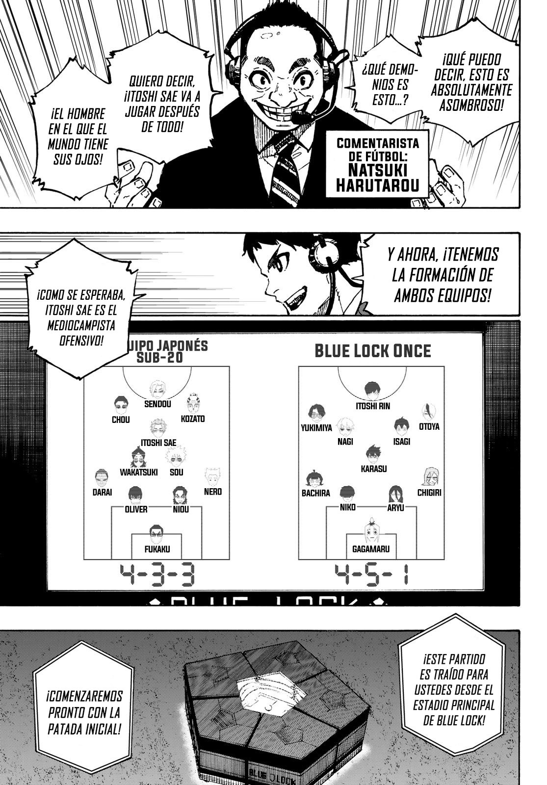Blue Lock Capitulo 112: Gran escenario. página 13